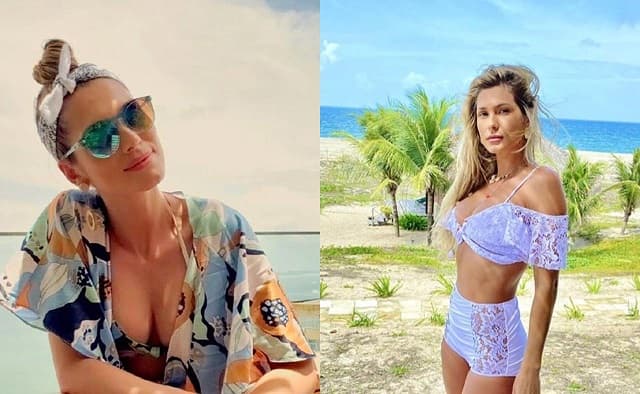 Bela e ousada! Lívia Andrade mostra fotos inéditas das férias, surpreende por look de praia e chama atenção às curvas