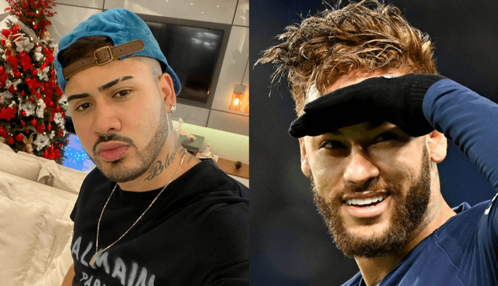 Após ser abandonado, Kevinho acaba sendo flagrado com ex de Neymar e atitude bizarra gera tumulto