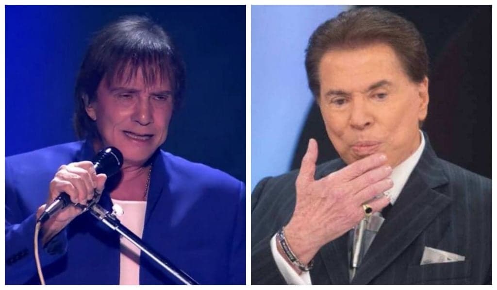 Roberto Carlos expõe Silvio Santos após anos de bom relacionamento e causa polêmica com foto do passado