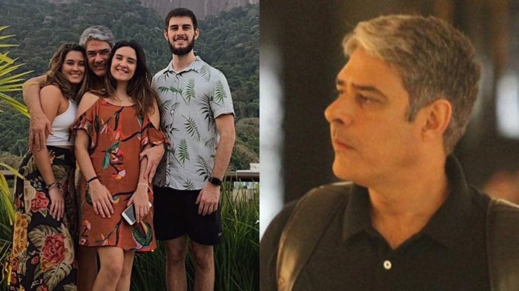 William Bonner vê filhas rasgarem privacidade, filho é exposto por amigos e flagra com esposa acontece