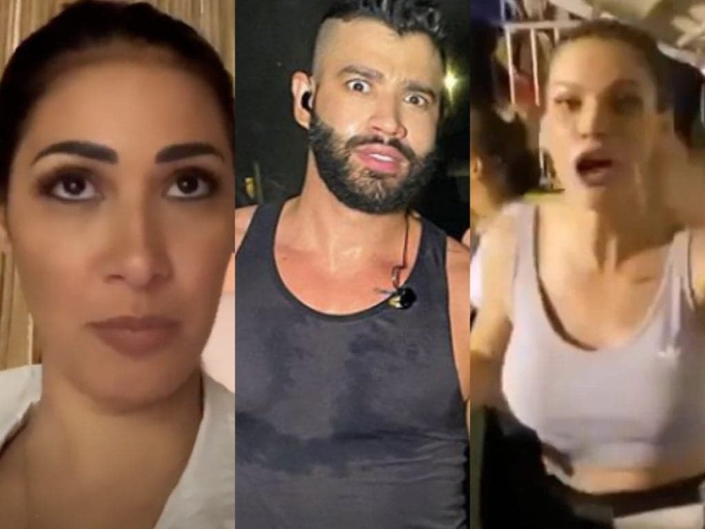 Simaria chama Gusttavo Lima de "gostoso" em público e Andressa Suita responde cantora