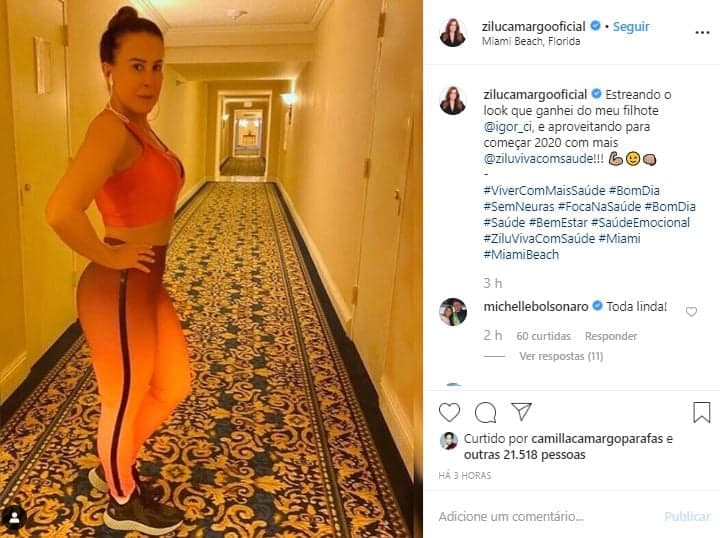 A empresária deixou os seus fãs de queixo caído ao esbanjar boa forma (Foto: Reprodução/Instagram)