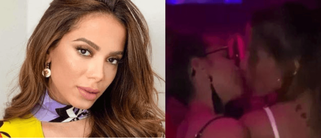 Anitta é flagrada lambendo boca de bailarina e vídeo picante deixa fãs chocados; assista
