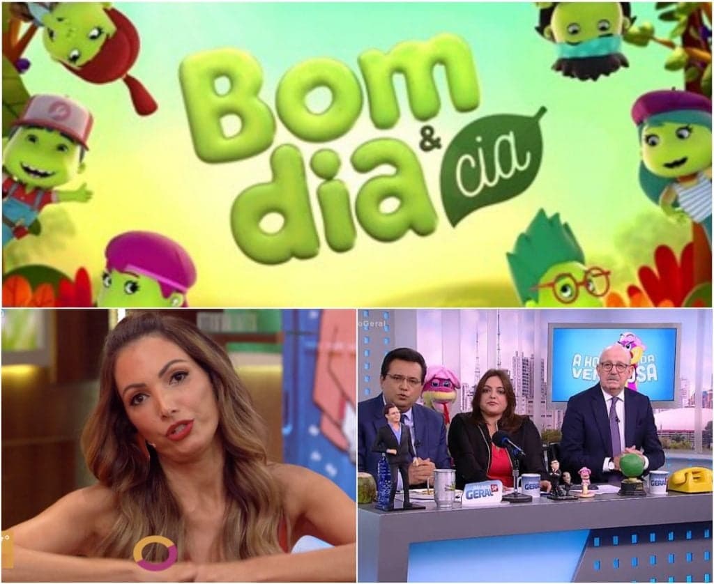 Audiência da TV desta quinta 9/01: Bom Dia e CIA, do SBT, causa pânico em Venenosa e pisoteia em Patrícia Poeta