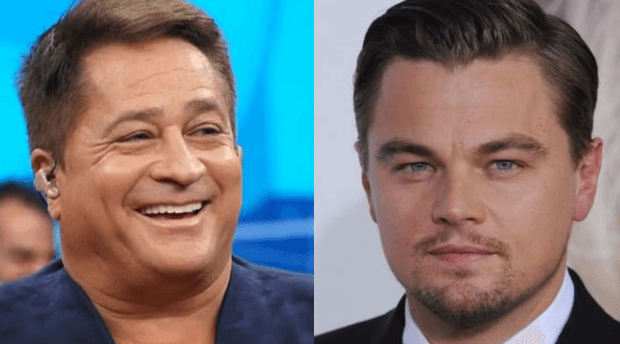 Leonardo e Leonardo DiCaprio são confundidos em foto de famosa atriz. Foto: Reprodução Leonardo e Leonardo DiCaprio são confundidos em foto de famosa atriz. Foto: Reprodução