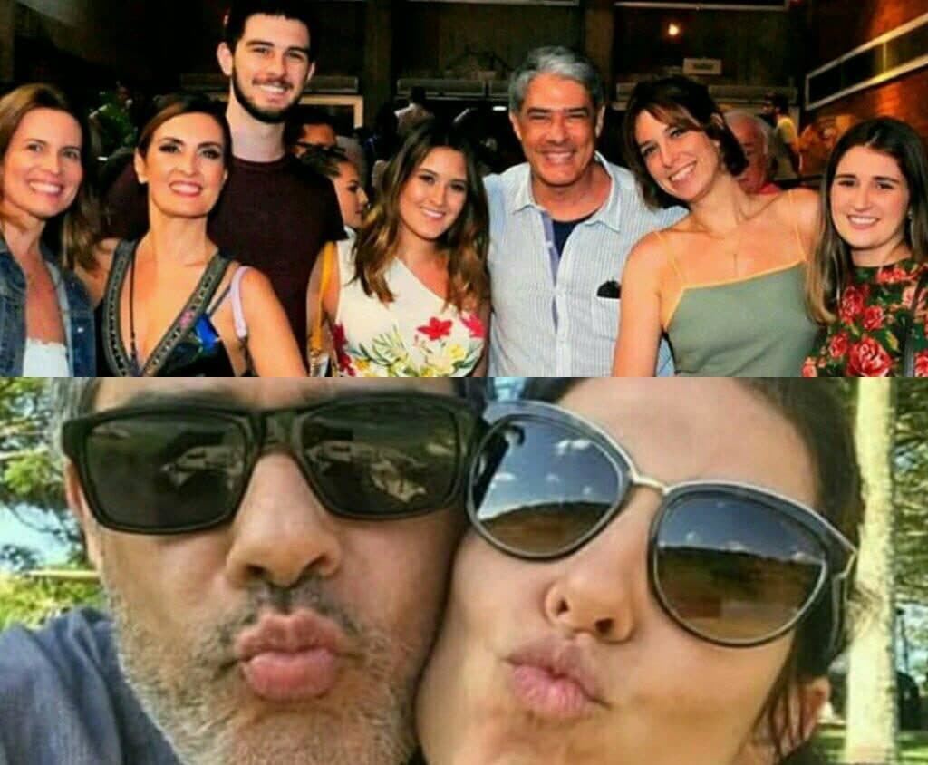 Chocada! Muito discreto, William Bonner tem intimidade escancarada com filhos, na rua e em flagras