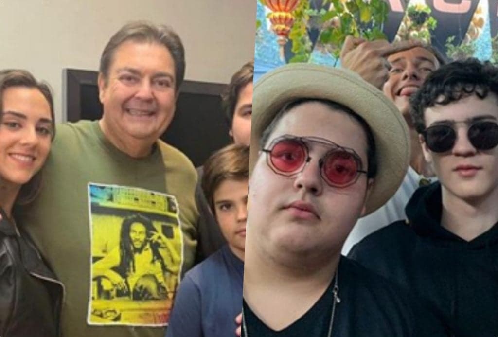 Ô louco, meu! Após filho ser flagrado em balada, foto de Faustão com a família entrega a realidade