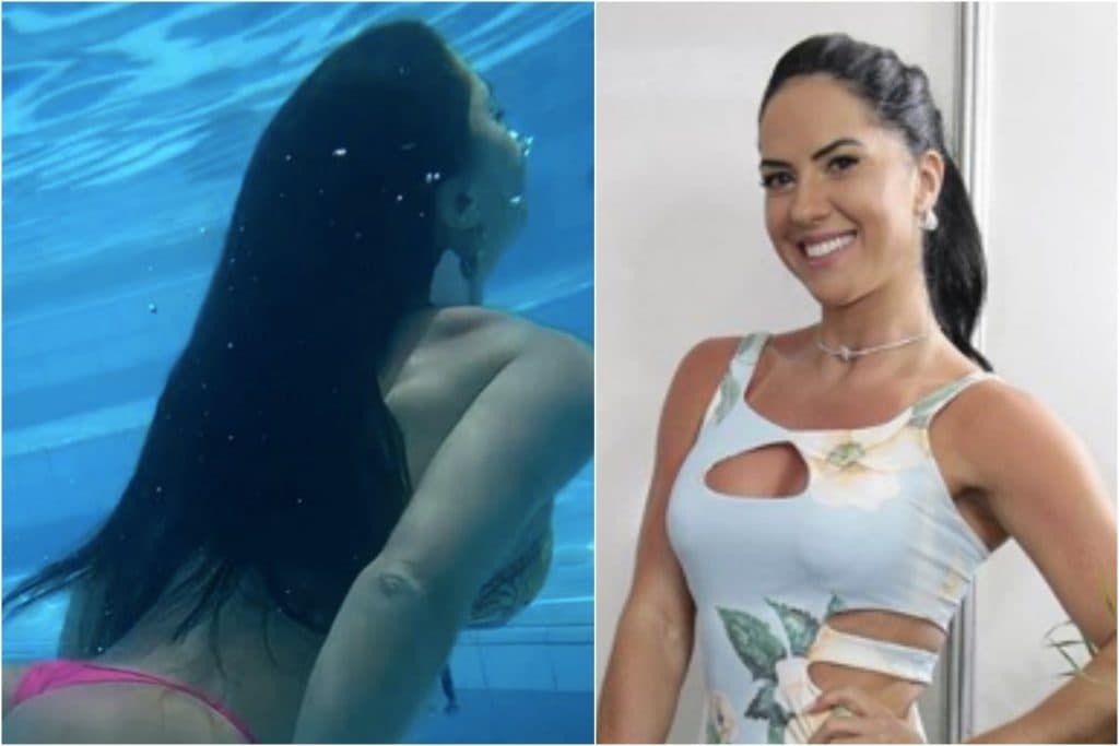 Graciele Lacerda usa fio-dental minúsculo e deixa bumbum gigantesco à mostra