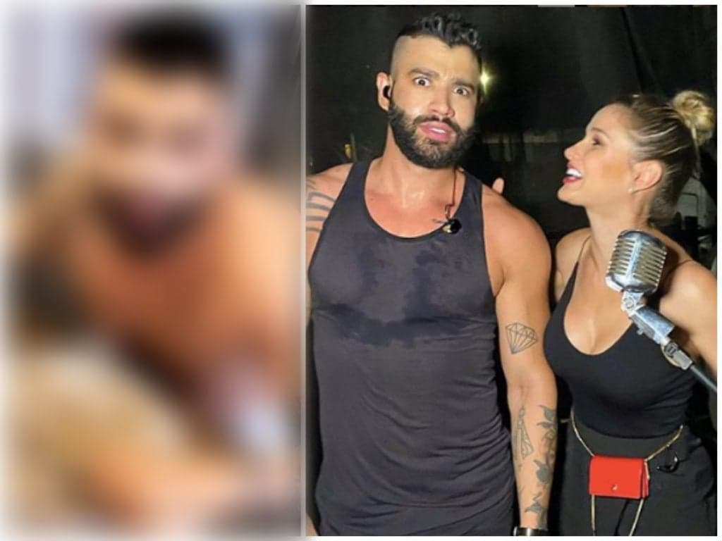 Andressa Suita flagra Gusttavo Lima com pratão de comida e divulga vídeo: "Meu Deus"