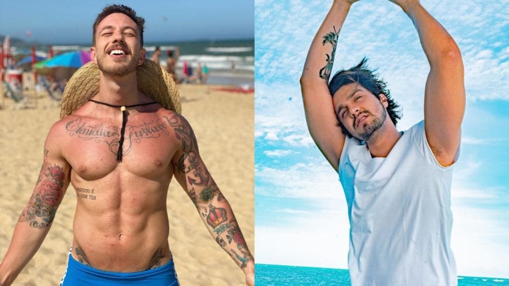 Cartolano, do Fofocalizando, surge com pouca roupa e fala sobre "torneirinha" de Luan Santana ao vivo