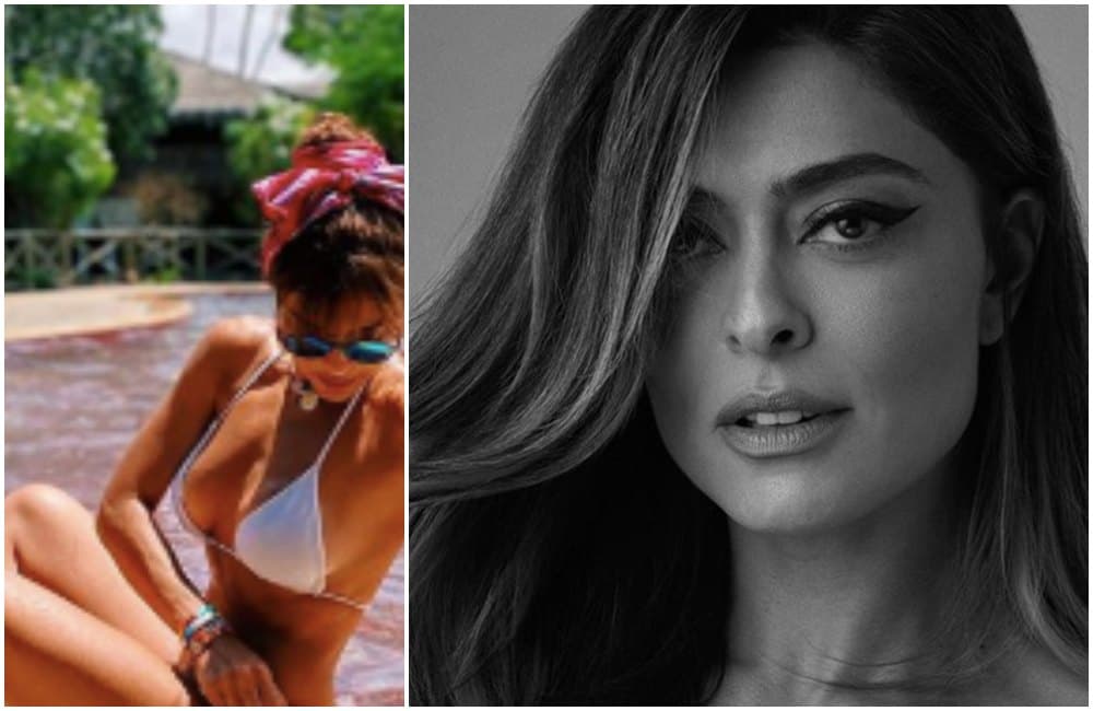 Juliana Paes abaixa biquíni para exibir marquinha e ostenta corpão em foto sensual: "Deusa"