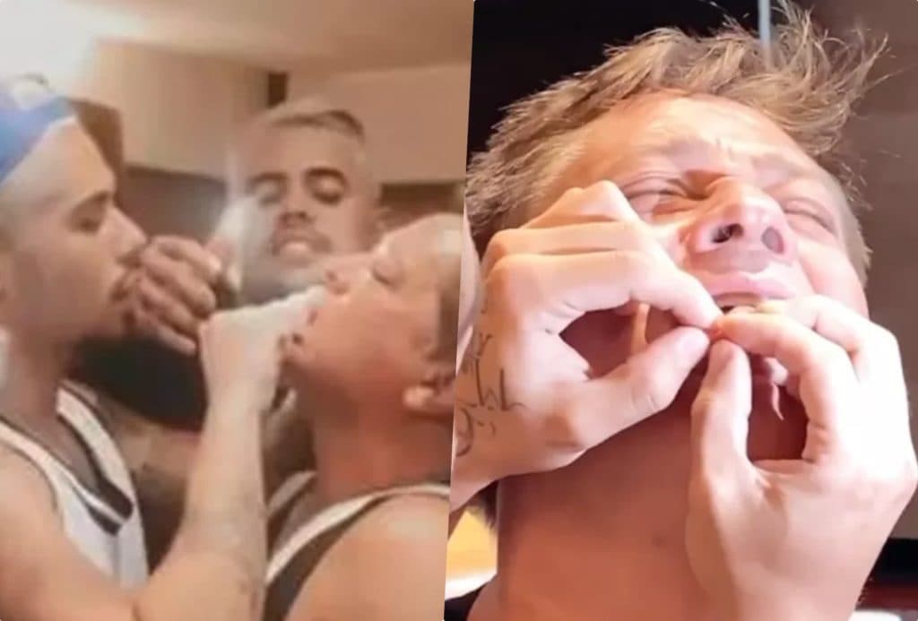 Desespero! Leonardo engole o que não devia, se machuca feio e filho é acionada às pressas