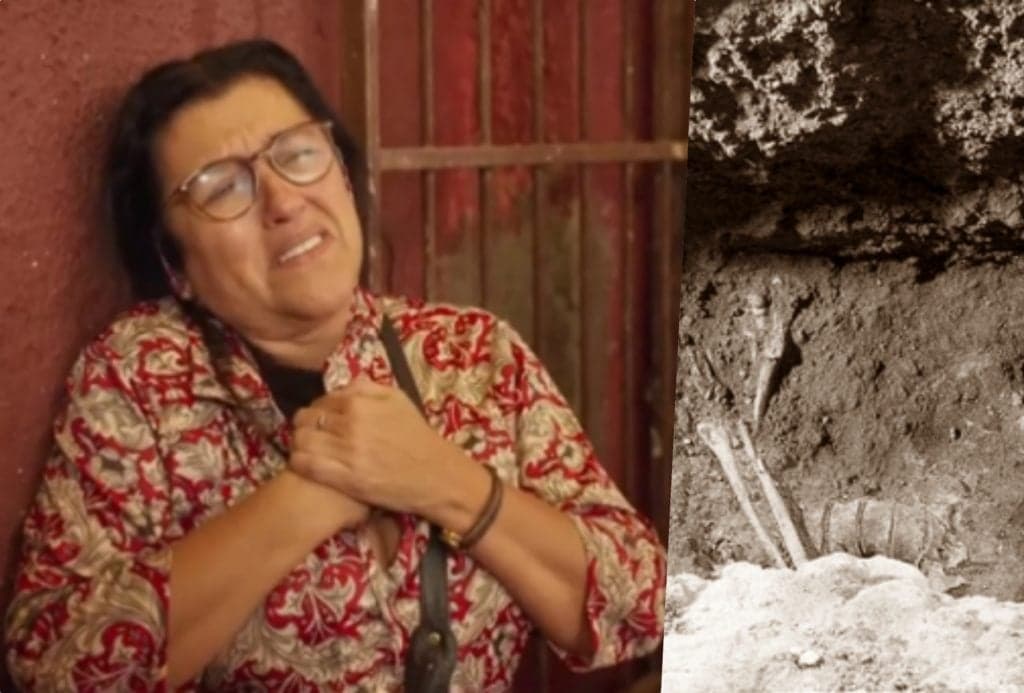 Amor de Mãe: Lurdes desenterra corpo de Domênico e com ossos nas mãos fica devastada com descoberta