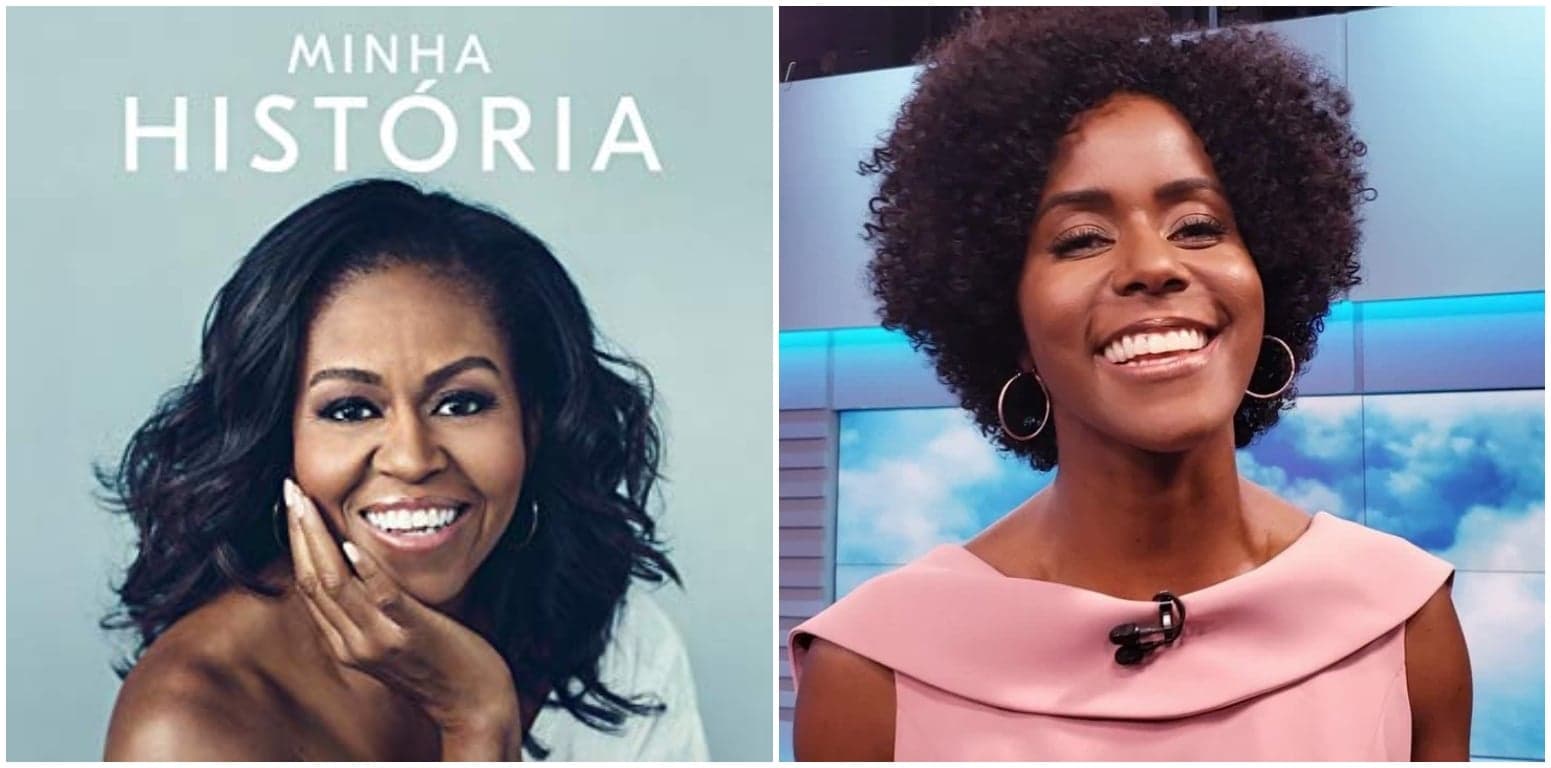 Maju Coutinho narra a biografia de Michelle Obama no Brasil (Reprodução) globo Maju Coutinho narra a biografia de Michelle Obama no Brasil (Reprodução) globo
