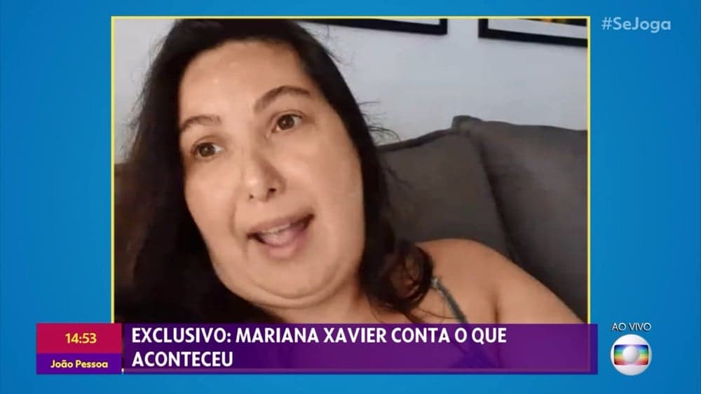 Mariana Xavier aparece ao vivo na Globo, expõe seu estado de saúde e faz anúncio pedindo desculpas; entenda