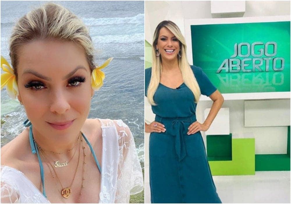 De vestidinho rosa, Renata Fan surge em cima de balanço e mostra corpão impressionante de forma nunca vista antes