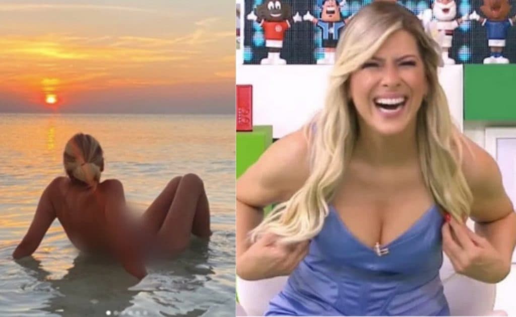 Marmanjos enlouquecidos! Renata Fan promete tirar a roupa, foge e jogador exige pagamento: "Tá devendo"