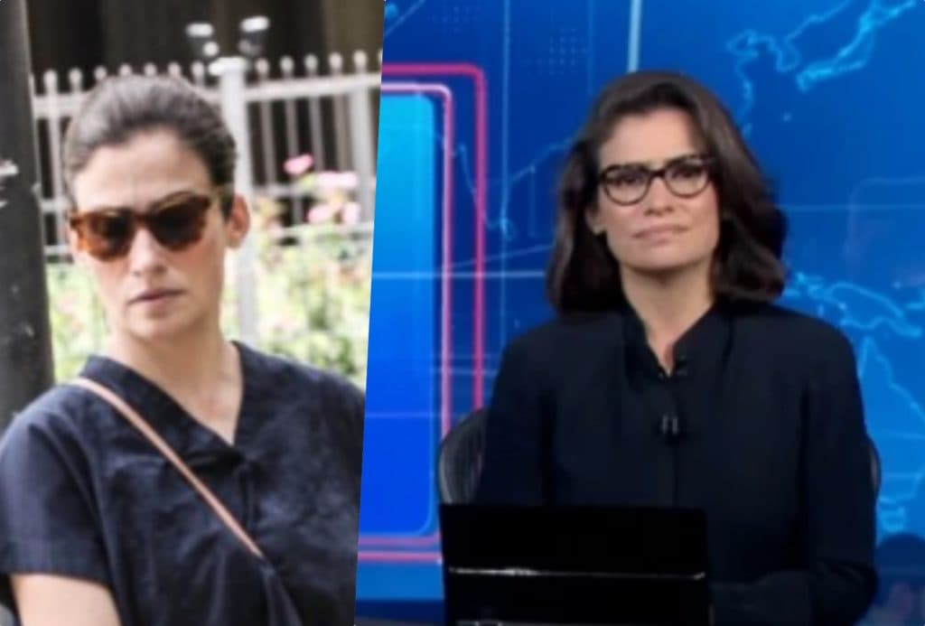 Renata Vasconcellos fecha a cara no meio da rua e fotos deixam público incrédulo: "Coragem viu"