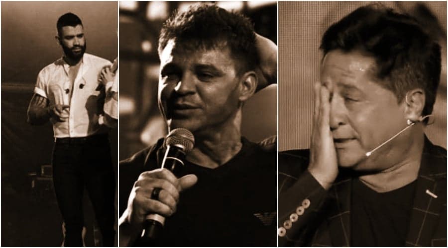 Gusttavo Lima e outros sobem ao palco bêbados e falam o que não deveriam: "Chupar muito"