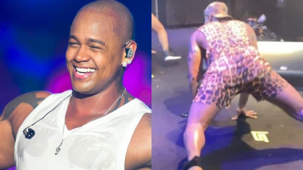Léo Santana perde a vergonha ao se esfregar no palco e deixa público sem fôlego: "Queria ser o chão"