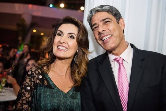 William Bonner e Fátima Bernardes enquanto ainda estavam juntos (Foto: reprodução)