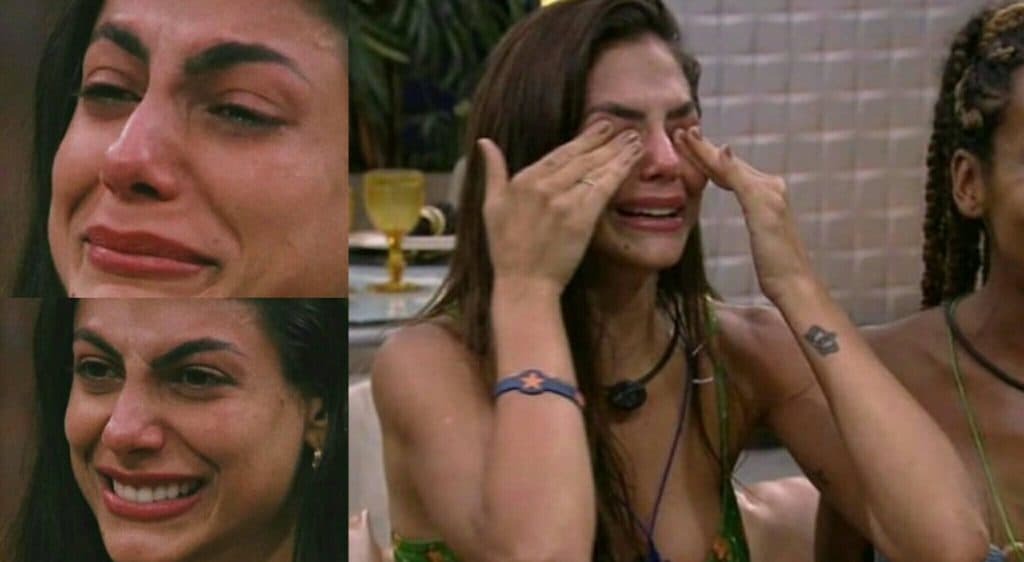 Mari chora muito ao receber mensagem de familiares e do marido no BBB 20