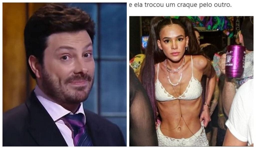 Danilo Gentili expõe que Bruna Marquezine usa drogas e revolta: "Trocou um craque pelo o outro"