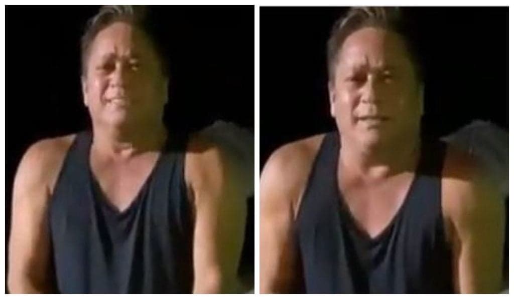 Leonardo surge inchado após beber muito e expõe sofrimento: "Queima demais"