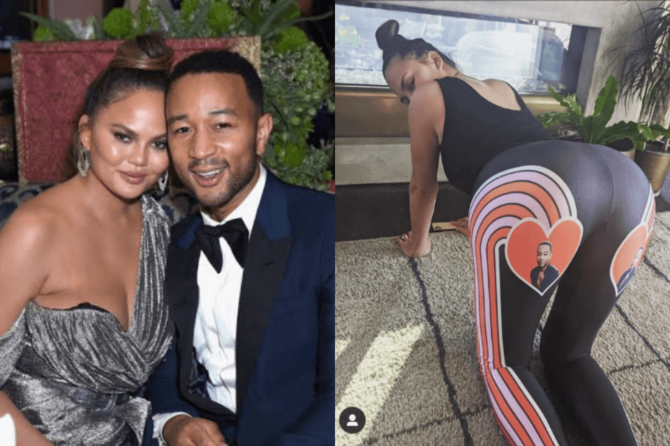 Ousada! Mulher de John Legend divulga foto com o bumbum empinado e leva web ao delírio: "Sonho"