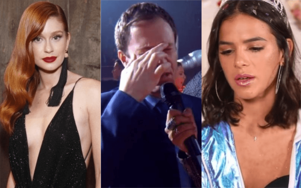Morta! Marina Ruy Barbosa fica ao lado de Tiago Leifert após suposto escândalo com Bruna Marquezine