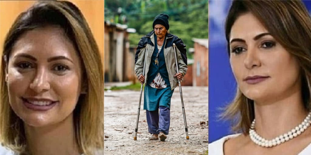 Michelle Bolsonaro é acusada de abandonar própria avó em esgoto aberto e faz descoberta de irmã gêmea perdida