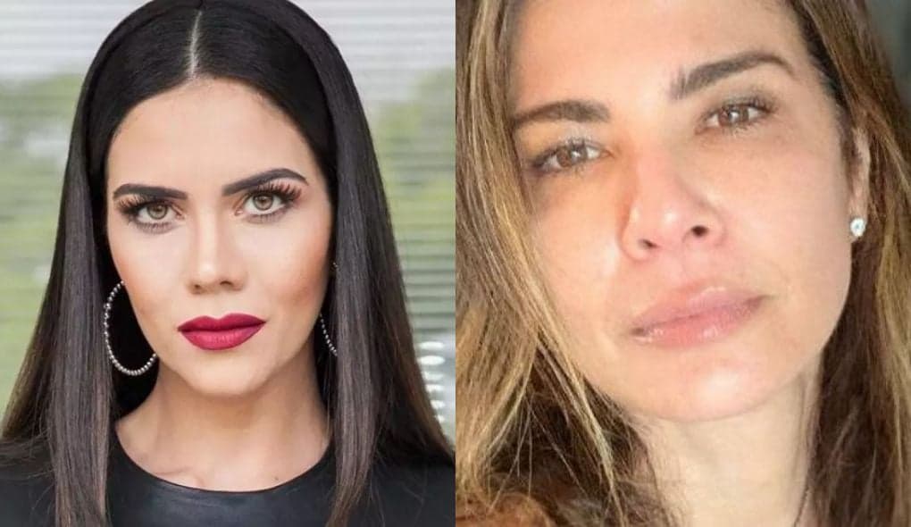 Daniela Albuquerque imita Luciana Gimenez e apresentadora manda indireta: "copia na caruda"