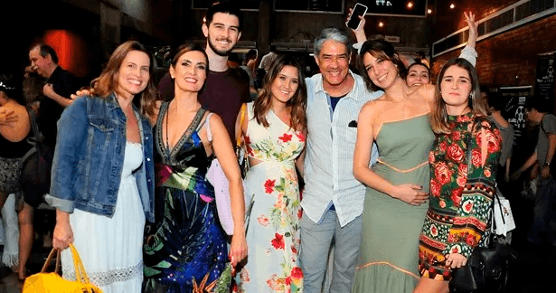 Fátima Bernardes, William Bonner, Natasha Dantas, trigêmeos