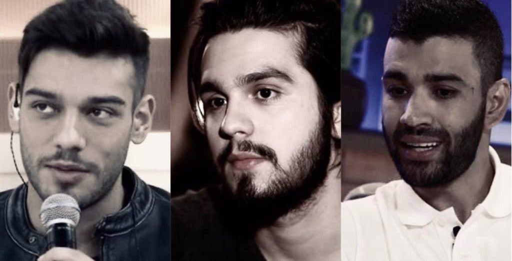 Vaza foto chocante de Lucas Lucco com Luan Santana e Gusttavo Lima, fãs ficam indignados e disparam: “Que horror”