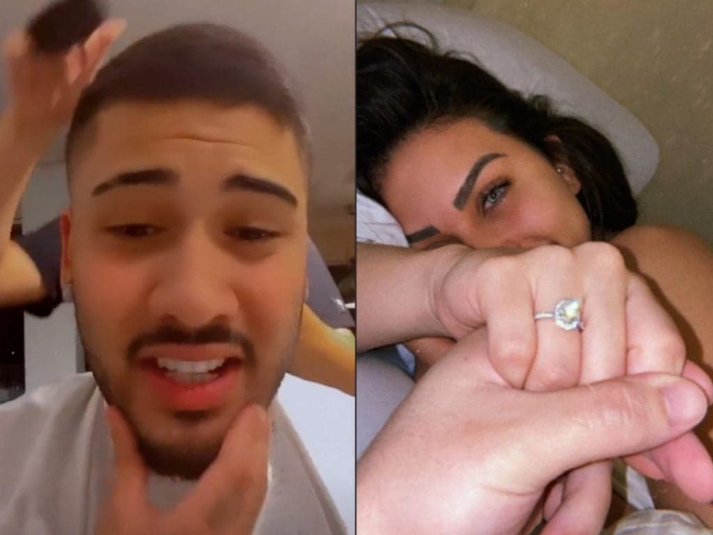 Ex de Kevinho é pedida em casamento, gravidez acaba sendo apontada e cantor é incapaz de disfarçar tristeza