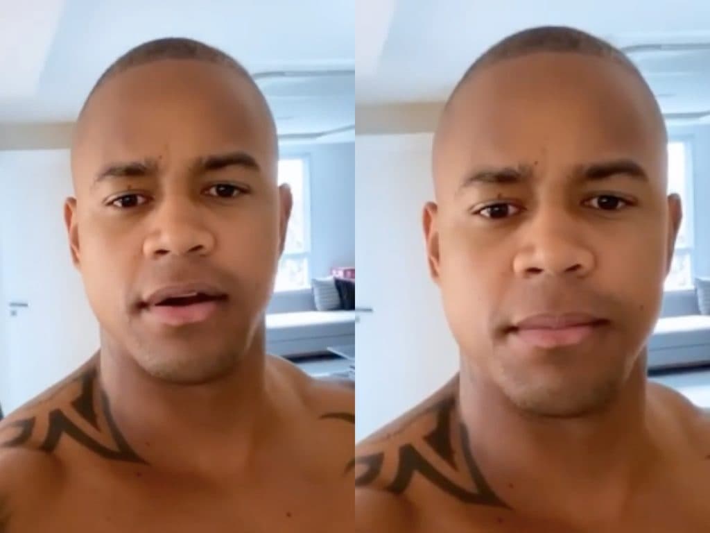 Léo Santana exibe toda sua extensão na internet e causa espanto: "Meu Deus, parece um brutamontes"