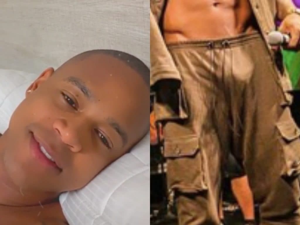 Léo Santana perde o controle e é flagrado excitado ao lado de famosa: "Cuidado que ele tá armado"