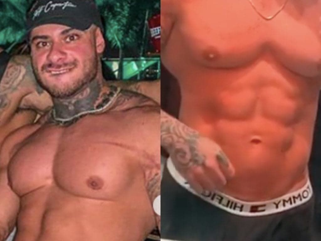 Leo Stronda perde a compostura, surge só de cueca em vídeo e volume fica à mostra: "Tudo é grande nesse homem"