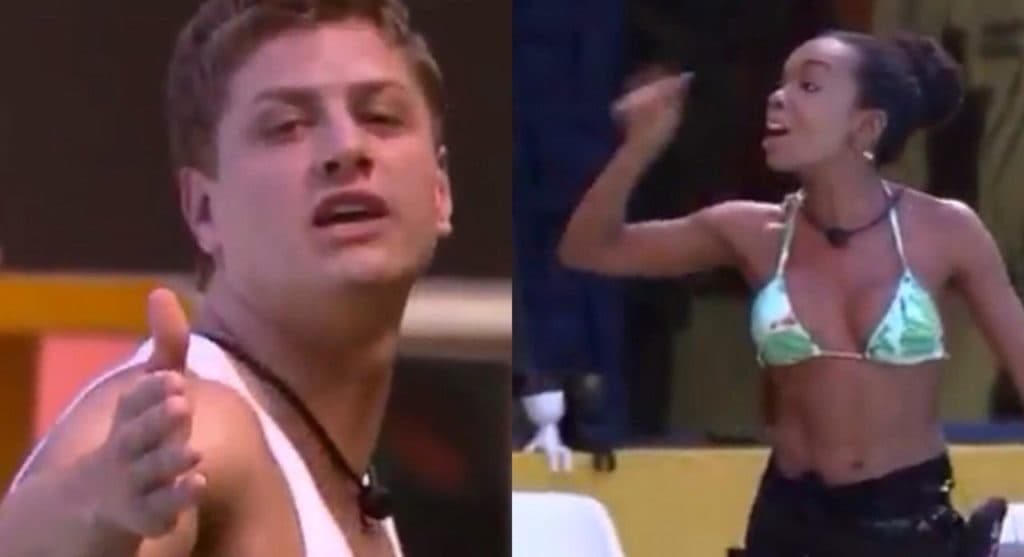 Barraco! Lucas e Thelma perdem a linha e vão para cima um do outro no BBB20: “Macho escroto”