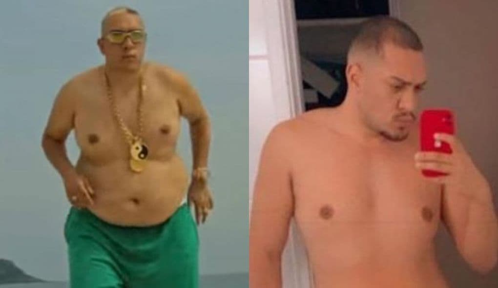 Jesus! MC Bin Laden surge irreconhecível após emagrecer muito e corpão impressionante causa em foto só de cueca