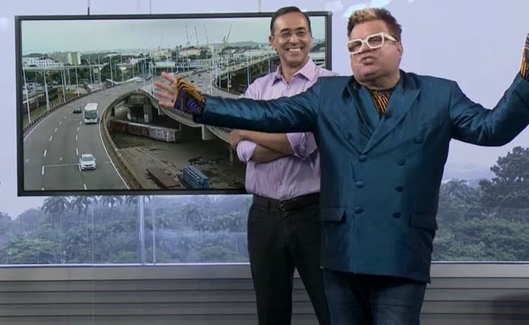 Milton Cunha “invade” transmissão ao vivo da Globo, derruba jornalista e choca o público: “Aceita que dói menos”