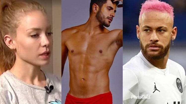 Ex de Nájila, que ficou famoso em caso de estupro de Neymar, tem fotos de sunga com volume absurdo divulgadas