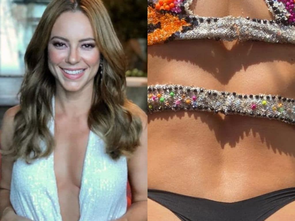 Passada! Paolla Oliveira surge com roupa totalmente transparente e calcinha fio dental fica à mostra