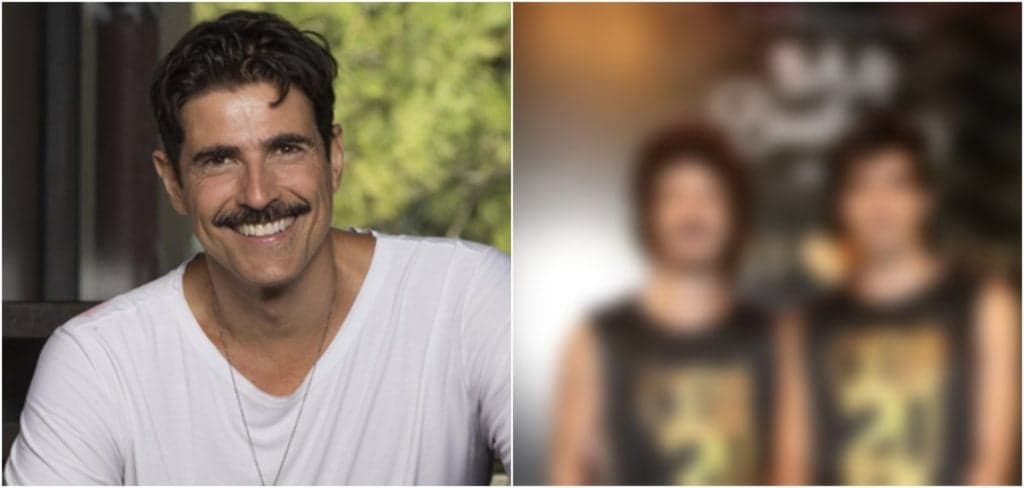 Famoso apontado como ex de Reynaldo Gianecchini é flagrado aos beijos com bonitão e escancara namoro