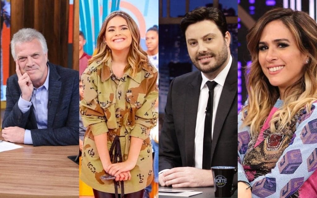 Danilo Gentili, Tatá Werneck, Maisa e Pedro Bial: veja quanto ganham de salários os entrevistadores da TV