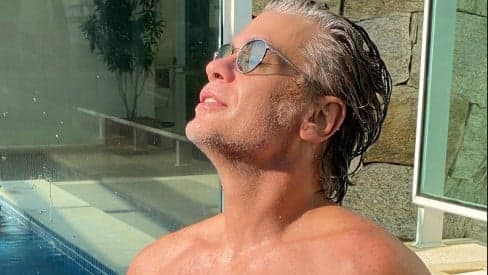 Fábio Assunção, após mudança radical, surge com o corpo sarado e ganha elogio de bonitão: "Quero''