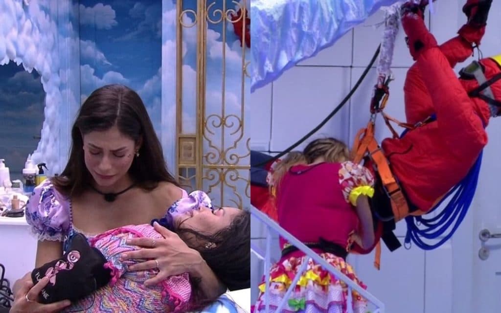 BBB20: Flayslane desmaia e vira meme após passar dos limites na festa e Gabi se declara para boneco da cozinha