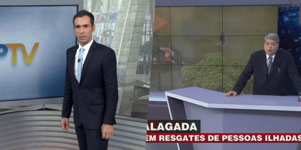 Globo derruba programação, explode com enchente e Record vive melhor dia do ano em audiência