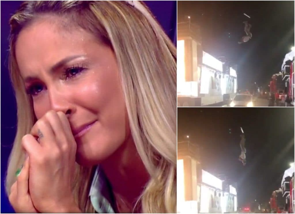 Sufoco! Claudia Leitte fica presa em cabo de aço e tem apresentação cancelada no Carnaval
