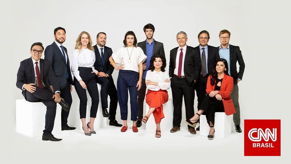 Os comentaristas contratados pela CNN Brasil (foto: divulgação)